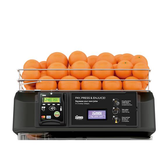 Zumex Saftpresse New Versatile Pro All-in-One Cashless - Schwarz 2 Zumex Saftpresse New Versatile Pro All-in-One Cashless - Schwarz