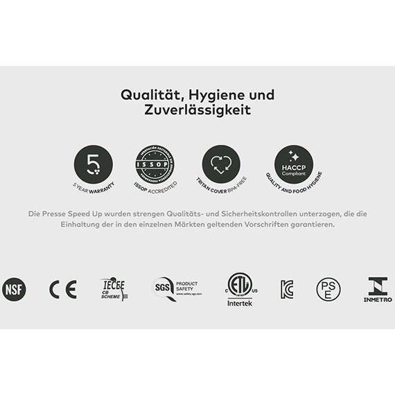 Zumex Saftpresse Speed Up 5 Zumex Saftpresse Speed Up